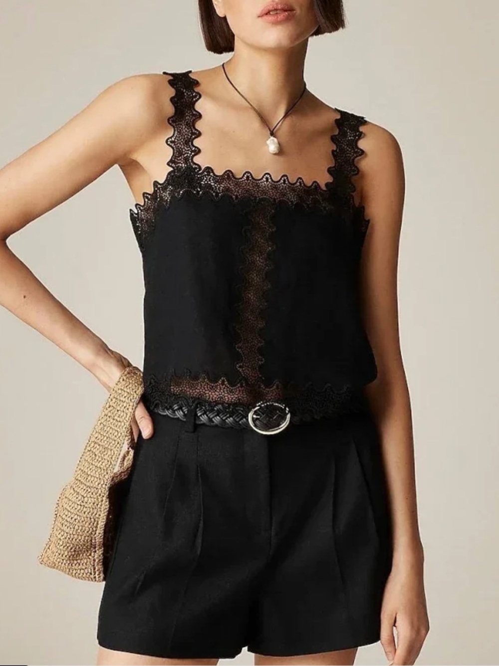J.Crew Linen Pleated Tailored Shorts